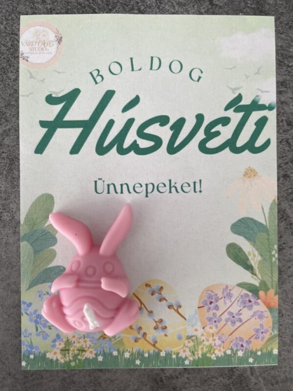 Húsvéti szójaviasz-figurás üdvözlőlap - Image 2
