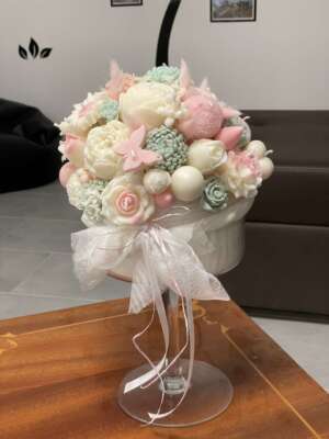 Pasztell Harmónia – Templomi asztaldísz