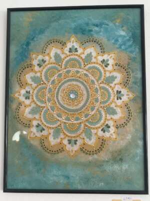 Aranylélek harmóniája – Mandala falikép