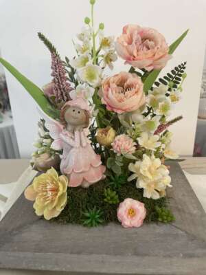 Asztali virágdísz - tündérmese