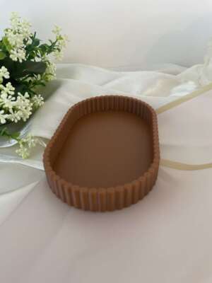 3D nyomtatott ovális tároló