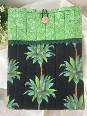 Könyvtartó - zöld-fekete