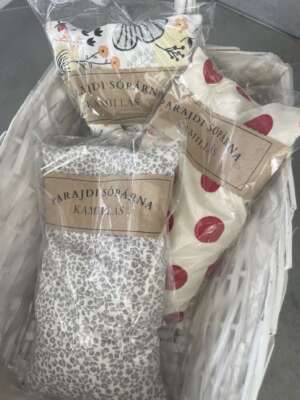 Parajdi sóval és kamillával töltött sópárna