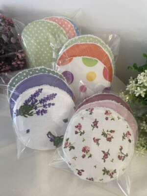 Háromrétegű, puha textil arctisztító párna