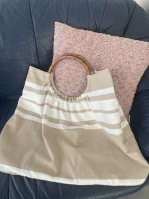 Strandtáska - Bambuszfüles