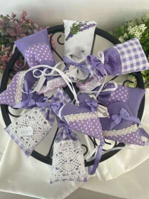 Levendulás illatzsákok