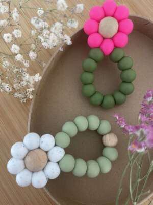 Virág alakú rágóka