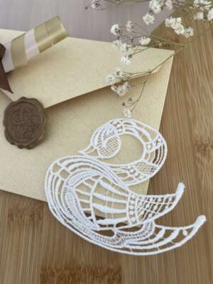 Hófehér csipke hattyú