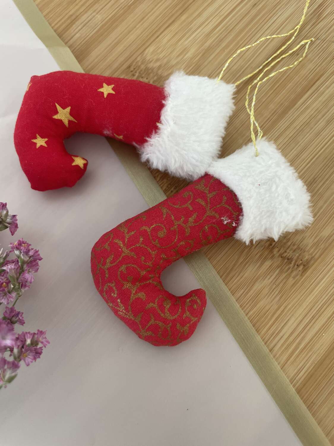 12 db-os textil karácsonyfadísz szett - Image 4