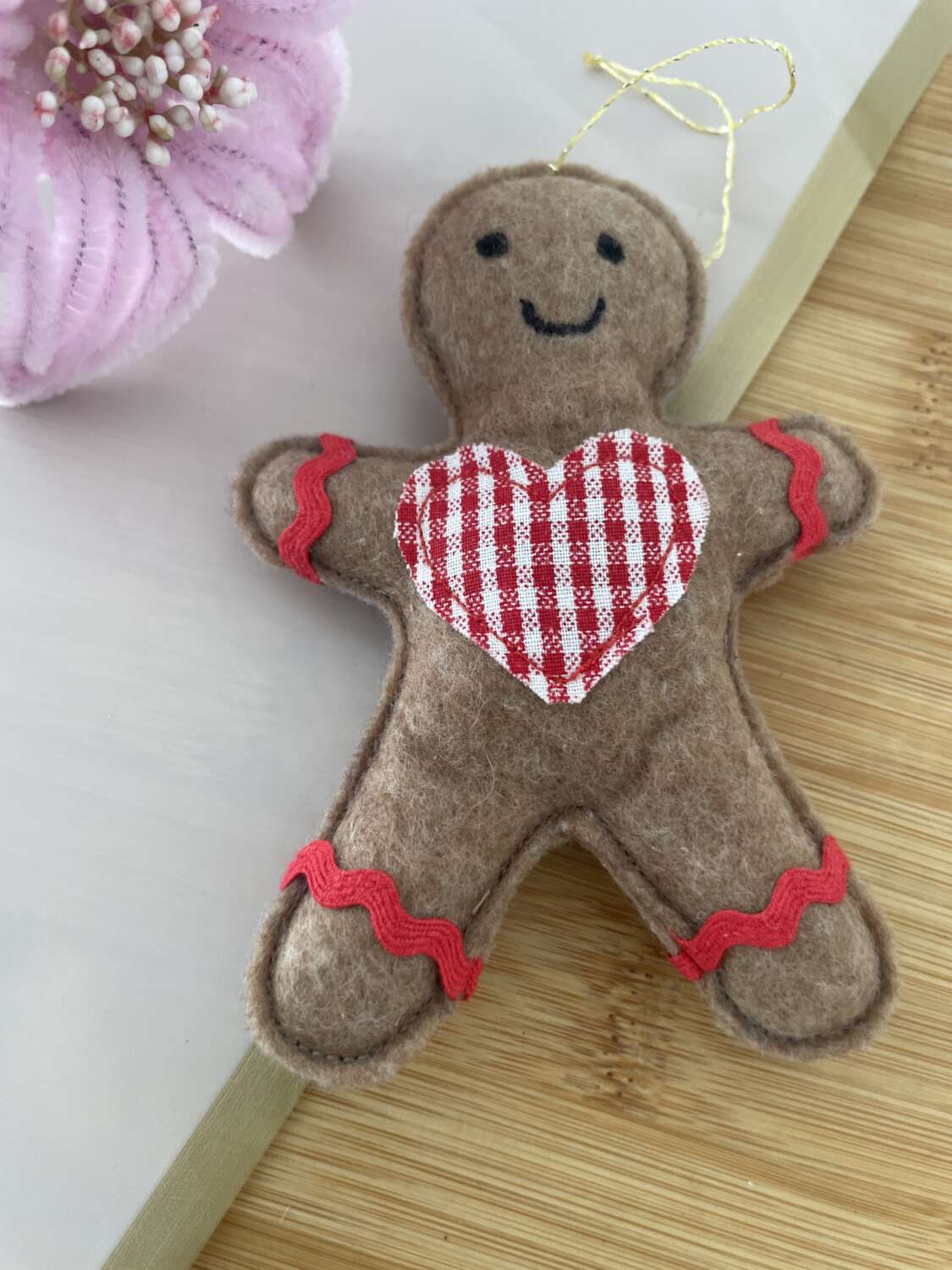 12 db-os textil karácsonyfadísz szett - Image 6