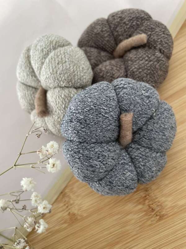 Textil tökdekoráció – 3 db-os szett - Image 2