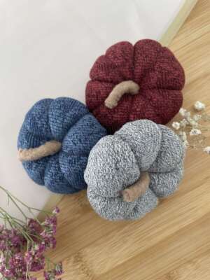 Textil tökdekoráció – 3 db-os szett