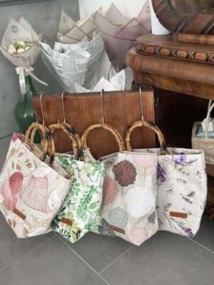 Bambuszfüles divattáska